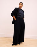 Palais Wide Leg Ponte Pants - Black