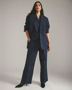 Nova Denim Look Pants - Dark Indigo
