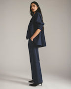 Nova Denim Look Pants - Dark Indigo