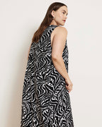 Pearl Divine Jersey Dress - Black Bosco Print