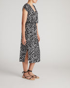 Tish Divine Jersey Kaftan - Black Bosco Print